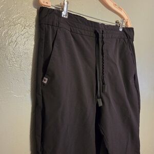 Figs Pro Skinny Scrub Trouser Black Sz Large W22WW2003 Water Repellent Medical